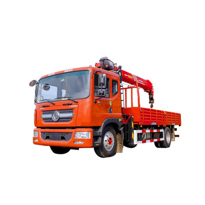 qualidade  TRUCK CRANE Dongfeng 4x2 Truck Boom Crane 8 Ton Truck Mounted Hydraulic Crane Arm Crane Sanypalfinger For Trucks fábrica