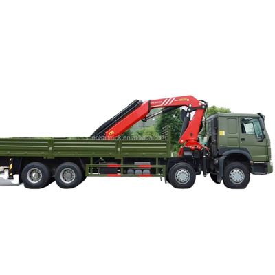 qualidade  TRUCK CRANE 8x4 HOWO hydraulic folding arm crane for trucks 15~50 TON Crane factory supply new/used truck mounted crane for sale fábrica