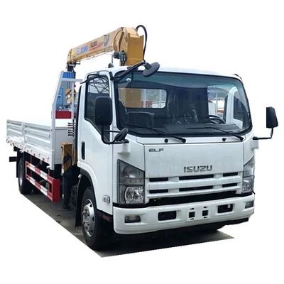 qualidade  CRANE TRUCK New ISUZU 6.3T Truck Mounted Crane Lorry Mounted Crane With Foldable Arm For Sale fábrica